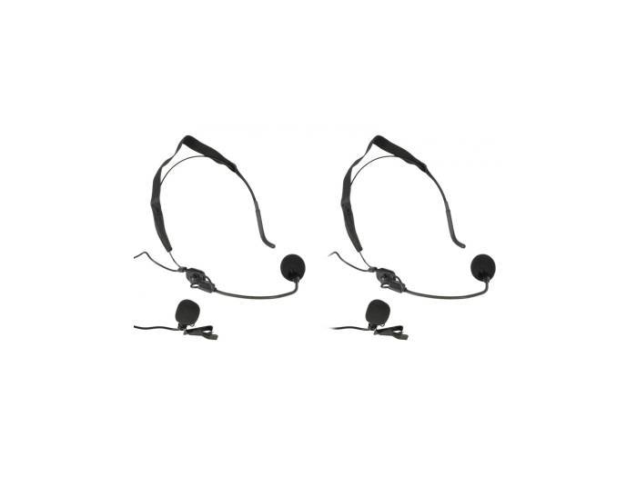 CHORD NU4-C Micrófono Inalambrico de Diadema y Mano 4 Canales - 4