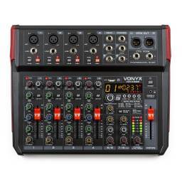 VONYX  VM-KG08 Mezclador para música 8 canales BT/DSP/USB grabación