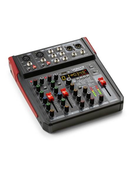 VONYX VM-KG06 Mezclador 6 canales BT/DSP/USB grabación - 3