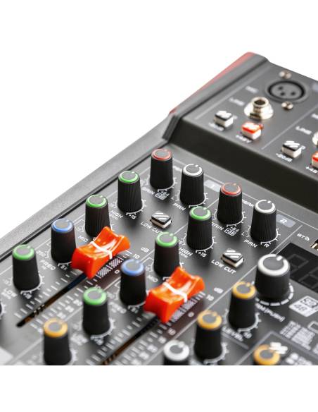 VONYX VM-KG06 Mezclador 6 canales BT/DSP/USB grabación - 4