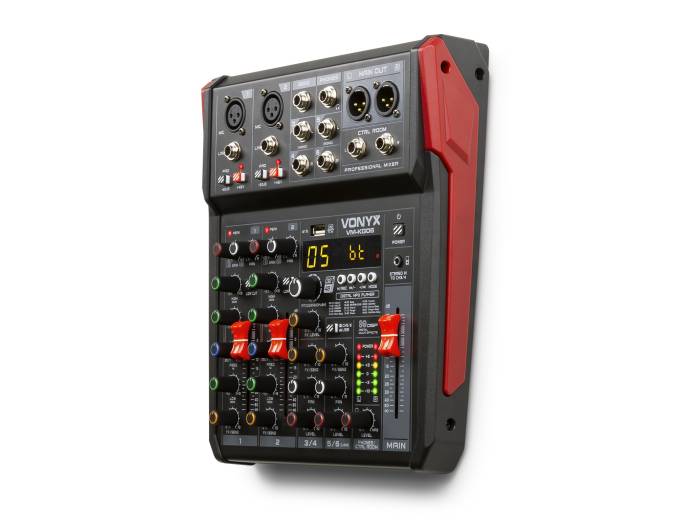 VONYX VM-KG06 Mezclador 6 canales BT/DSP/USB grabación - 8