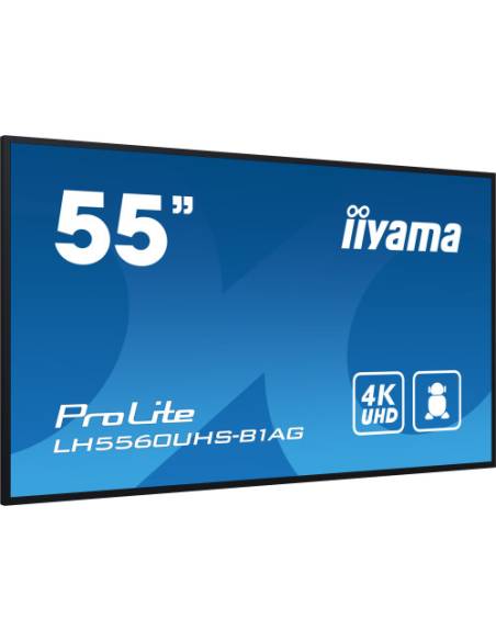 iiyama PROLITE Pizarra digital 139,7 cm (55") LED Wifi 500 cd / m² 4K Ultra HD Negro
