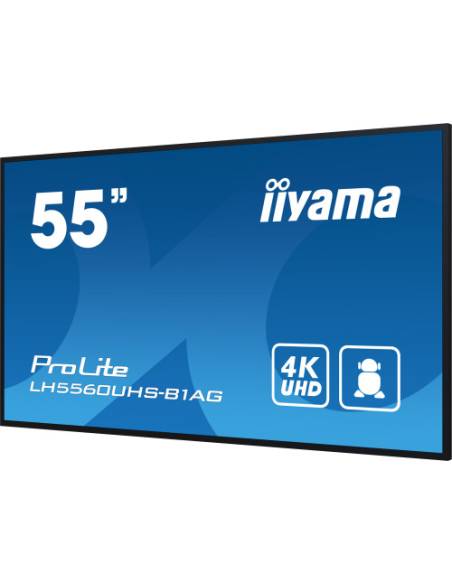 iiyama PROLITE Pizarra digital 139,7 cm (55") LED Wifi 500 cd / m² 4K Ultra HD Negro