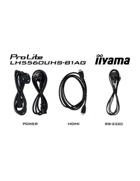 iiyama PROLITE Pizarra digital 139,7 cm (55") LED Wifi 500 cd / m² 4K Ultra HD Negro - 4