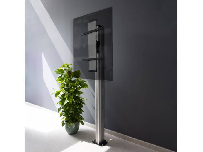 TOOQ SOPORTE SUELO FIJO ALUMINIO "THE TOWER" 37-70" 90° FS2270M-B