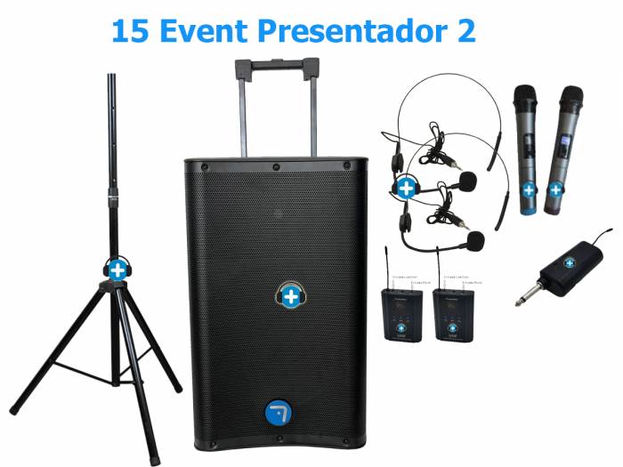 PACK SEVEN SV15EVENT-Presentador 2 - 1000w de Potencia Maxima
