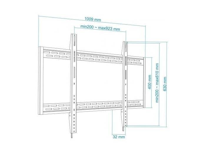 TOOQ SOPORTE LP41130T-B PANTALLAS 60-100 MAX. 130KG LP41130F-B - 5