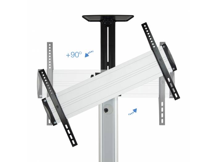 TOOQ SOPORTE SUELO RUEDAS TV HORIZONTAL/VERTICAL 37-70 FS1870M-B - 3