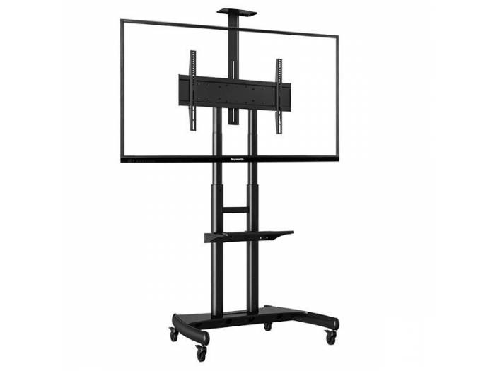 North Bayou AV Mobile Cart 80″ – Steel/Black - 2