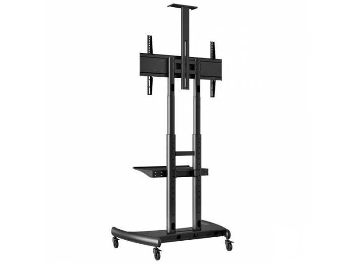 North Bayou AV Mobile Cart 80″ – Steel/Black - 3