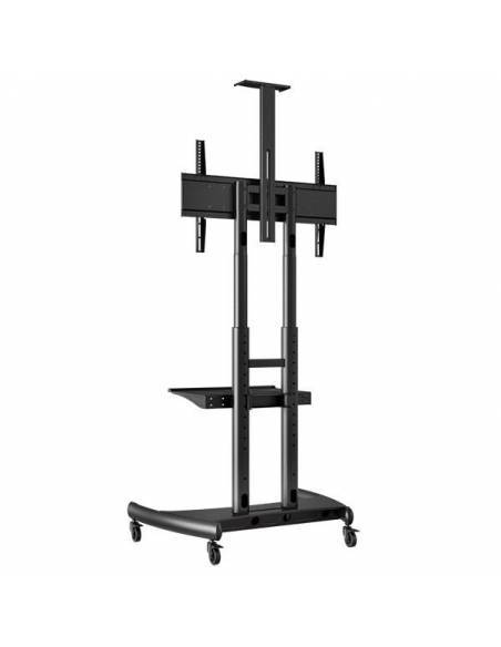 North Bayou AV Mobile Cart 80″ – Steel/Black - 3