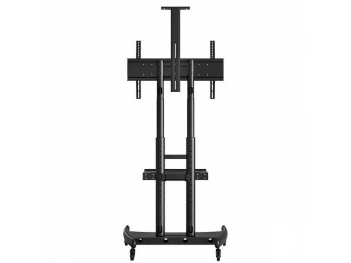 North Bayou AV Mobile Cart 80″ – Steel/Black - 4
