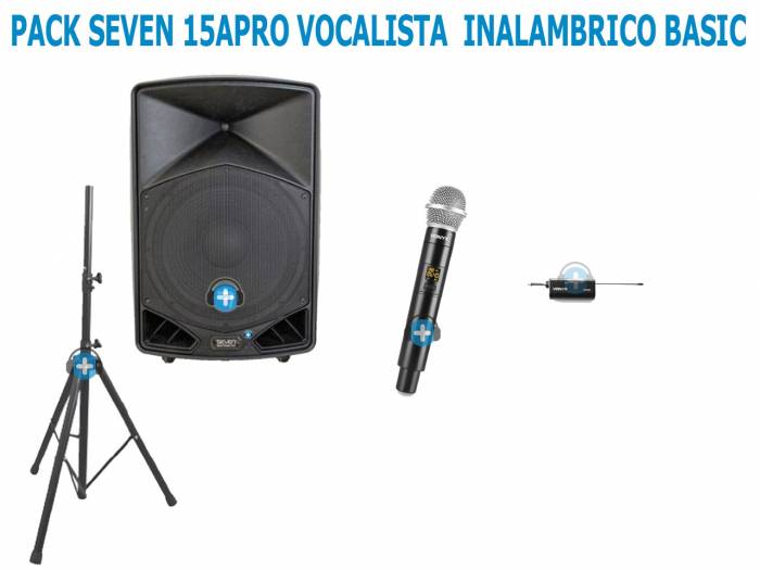 PACK SEVEN 15APRO VOCALISTA  INALAMBRICO BASIC - 2