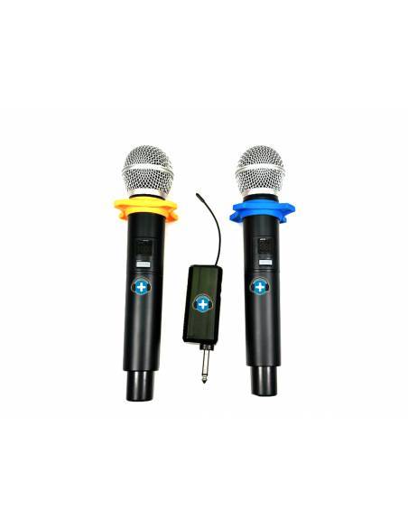 Seven SV210WMU 2 Micrófonos de Mano inalámbricos UHF  Recargable - 2
