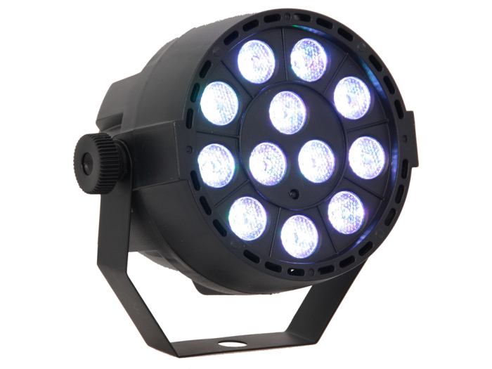 Iibiza Light PROYECTOR PAR DE LED 12 X 3W RVB 3-EN-1 RECARGABLE