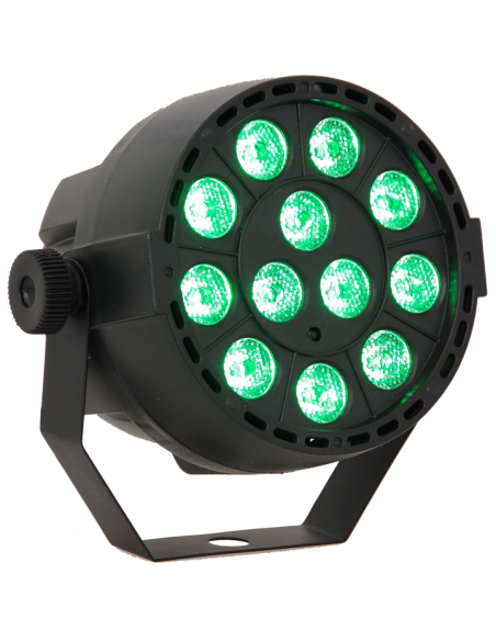 Iibiza Light PROYECTOR PAR DE LED 12 X 3W RVB 3-EN-1 RECARGABLE