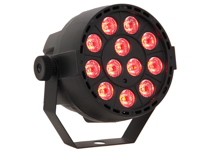 Iibiza Light PROYECTOR PAR DE LED 12 X 3W RVB 3-EN-1 RECARGABLE