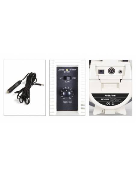 Fonestar MF-455W - Megáfono de alta potencia y micrófono inalámbrico de mano - 1