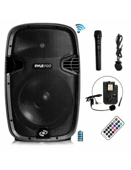 Pyle PPHP1241WMU - Altavoz Portatil Bluetooth con Bateria y Microfonia 1000w - 1