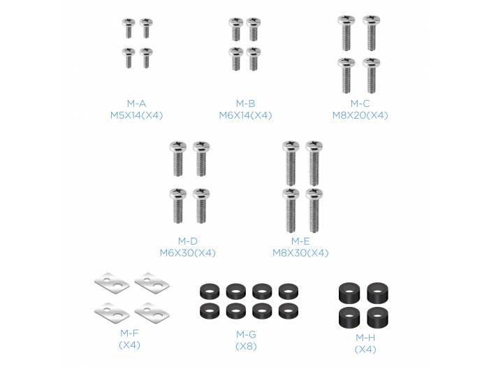 TOOQ SOPORTE MONITOR/TV 37-70 ROTACIÓN 360° NEGRO LP3770F-R - 9