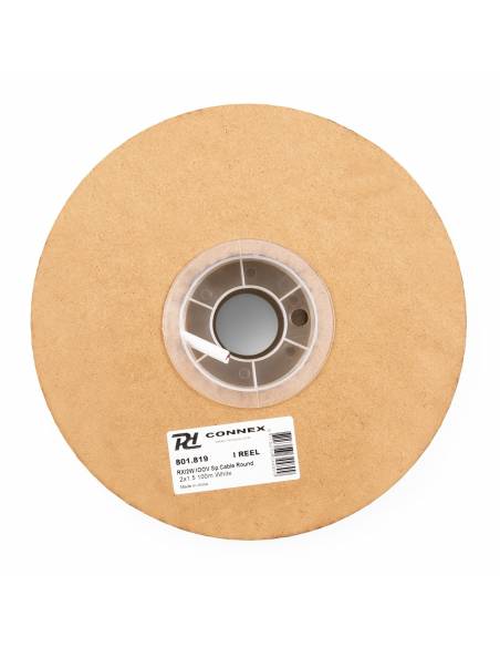 PD-Connex RX12W Cable altavoz linea de 100V. 2 x 1.5mm. 15A. Blanco. 100m  801819 - 7