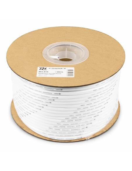 PD-Connex RX12W Cable altavoz linea de 100V. 2 x 1.5mm. 15A. Blanco. 100m  801819 - 10