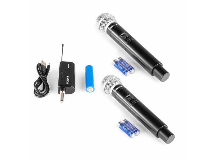 Vonyx WM552 Micrófono inalámbrico UHF dual Plug-and-Play  179211 - 22