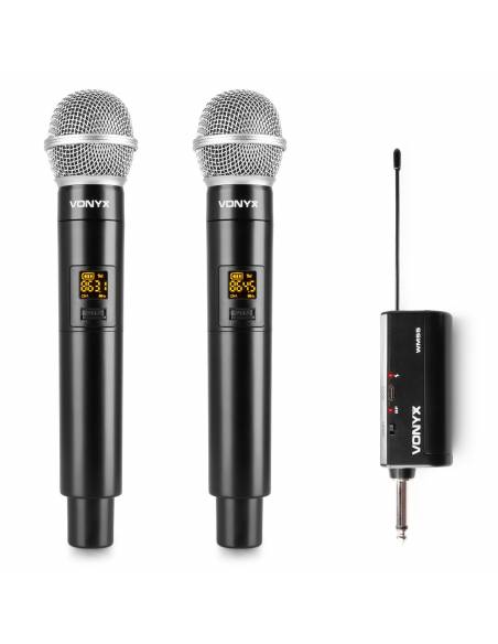 Vonyx WM552 Micrófono inalámbrico UHF dual Plug-and-Play  179211 - 24