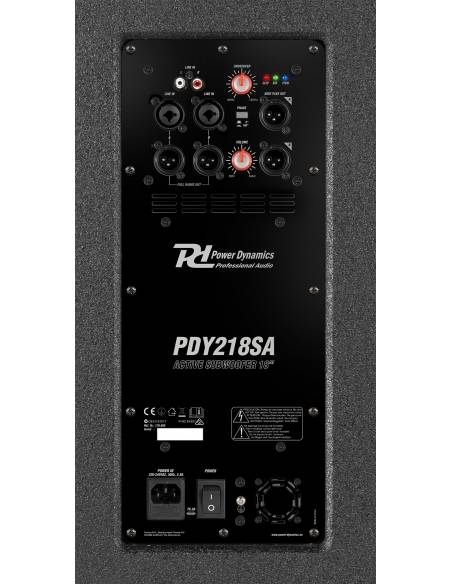 Power Dynamics PDY218SA Subwoofer Activo 1000W  178650 - 5