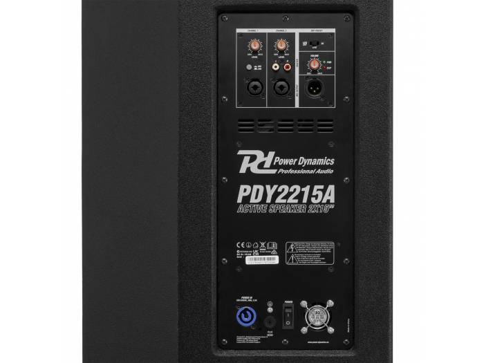 Power Dynamics PDY2215A Altavoz Activo 2x 15” 1600W  178646 - 14
