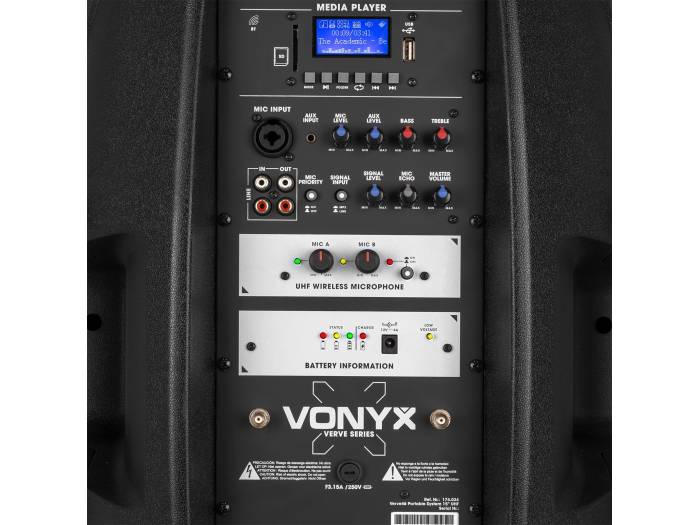 Vonyx Verve46 Sistema portátil de Sonido 15”  174034 - 18
