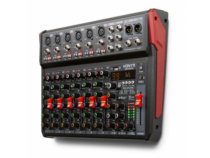 VONYX VM-KG10 Mezclador para música 10 canales BT/DSP/USB grabación - 7
