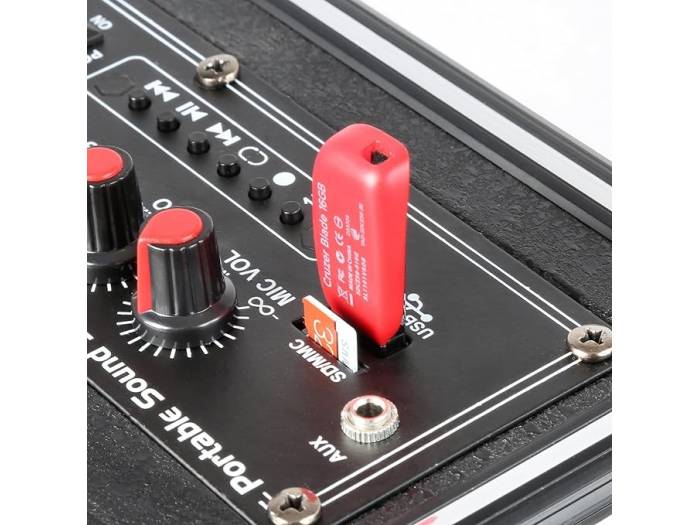 FENTON ST040 Altavoz Portátil 40W Bluetooth/MP3/USB/SD/UHF - 2