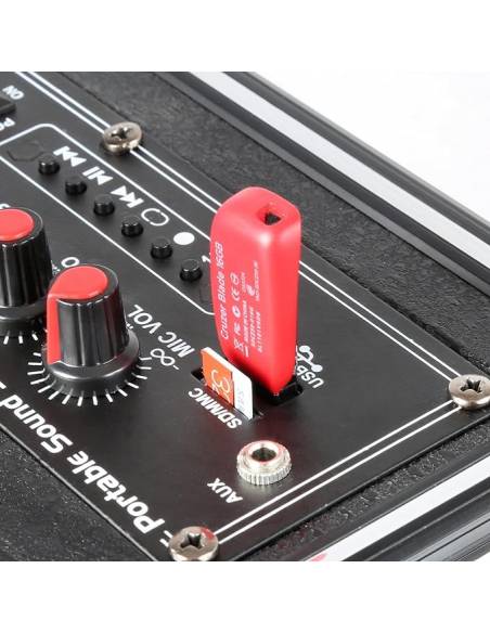 FENTON ST040 Altavoz Portátil 40W Bluetooth/MP3/USB/SD/UHF - 2