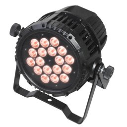 AFX AFX - PAR LED 18x15W 5in1 RGBWA black, Display IP65, DMX, Auto,M/S IPAR518