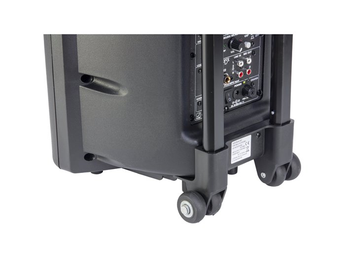 IBIS 8'' PORTABLE KARAOKE SET W/ VHF MIC/WIRED MIC/USB-SD/BT/VOX CONTROL PORT8VHF-BT PORT8VHF-BT