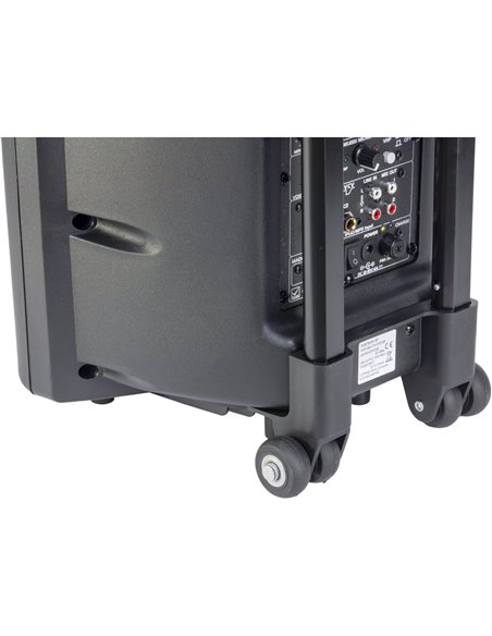 IBIS 8'' PORTABLE KARAOKE SET W/ VHF MIC/WIRED MIC/USB-SD/BT/VOX CONTROL PORT8VHF-BT PORT8VHF-BT