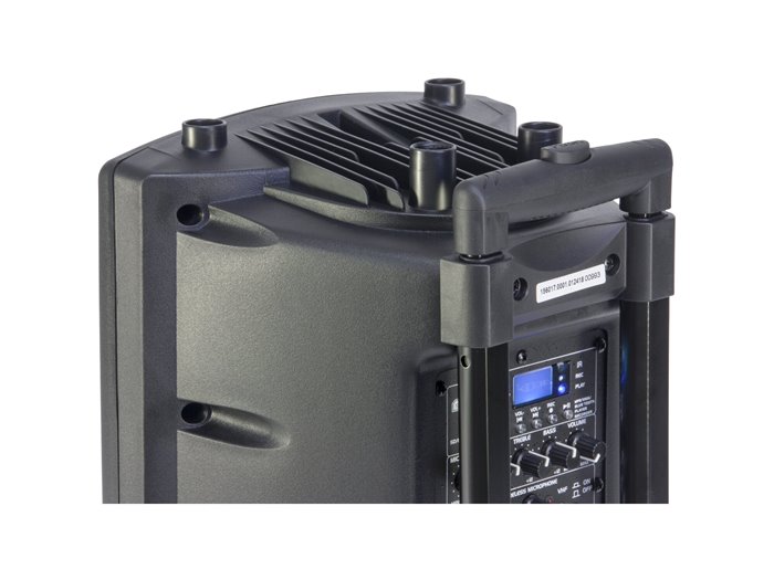 IBIS 8'' PORTABLE KARAOKE SET W/ VHF MIC/WIRED MIC/USB-SD/BT/VOX CONTROL PORT8VHF-BT PORT8VHF-BT