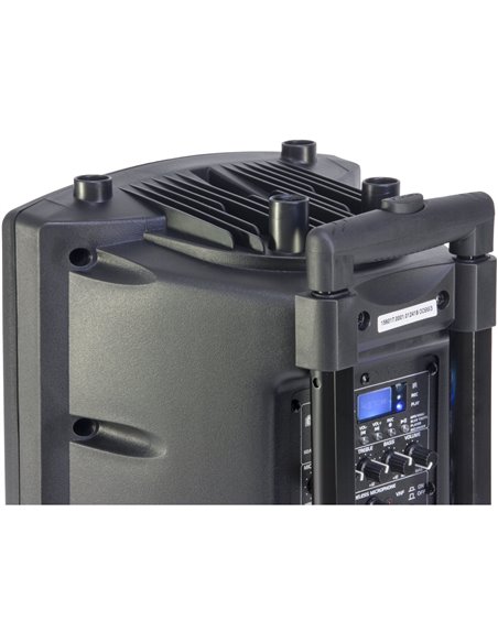 IBIS 8'' PORTABLE KARAOKE SET W/ VHF MIC/WIRED MIC/USB-SD/BT/VOX CONTROL PORT8VHF-BT PORT8VHF-BT