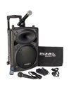 IBIS 10'' PORTABLE KARAOKE SET +VHF MIC/WIRED MIC/USB-SD REC/VOX, BLUETOOTH PORT10VHF- PORT10VHF-BT