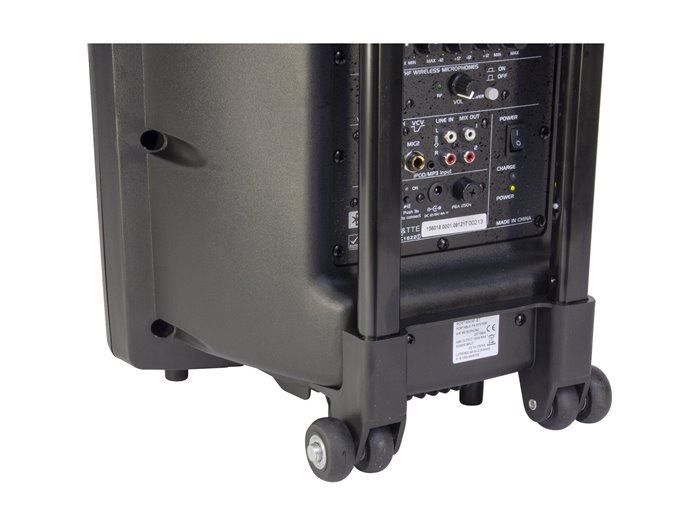 IBIS 10'' PORTABLE KARAOKE SET +VHF MIC/WIRED MIC/USB-SD REC/VOX, BLUETOOTH PORT10VHF- PORT10VHF-BT