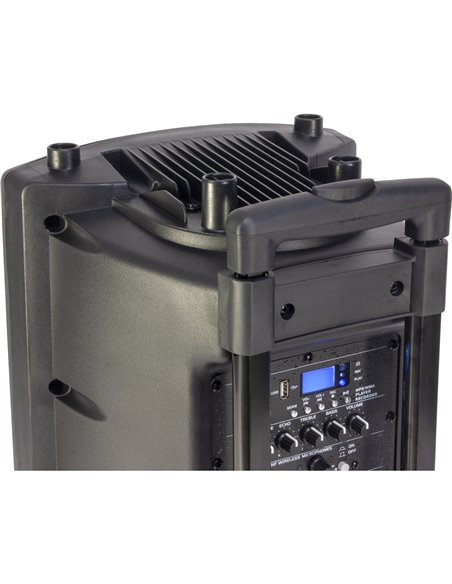 IBIS 10'' PORTABLE KARAOKE SET +VHF MIC/WIRED MIC/USB-SD REC/VOX, BLUETOOTH PORT10VHF- PORT10VHF-BT