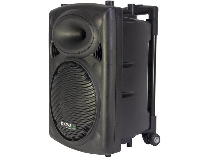 IBIS 10'' PORTABLE KARAOKE SET +VHF MIC/WIRED MIC/USB-SD REC/VOX, BLUETOOTH PORT10VHF- PORT10VHF-BT