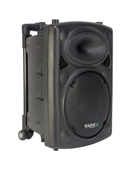 IBIS 10'' PORTABLE KARAOKE SET +VHF MIC/WIRED MIC/USB-SD REC/VOX, BLUETOOTH PORT10VHF- PORT10VHF-BT