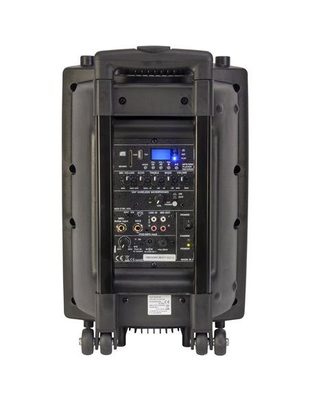 IBIS 10'' PORTABLE KARAOKE SET +VHF MIC/WIRED MIC/USB-SD REC/VOX, BLUETOOTH PORT10VHF- PORT10VHF-BT