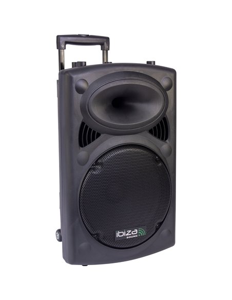 IBIS 12'' PORTABLE PA SYSTEM W/ 2 VHF MIC /USB-SD REC /VOX, BLUETOOTH PORT12VHF-BT PORT12VHF-BT