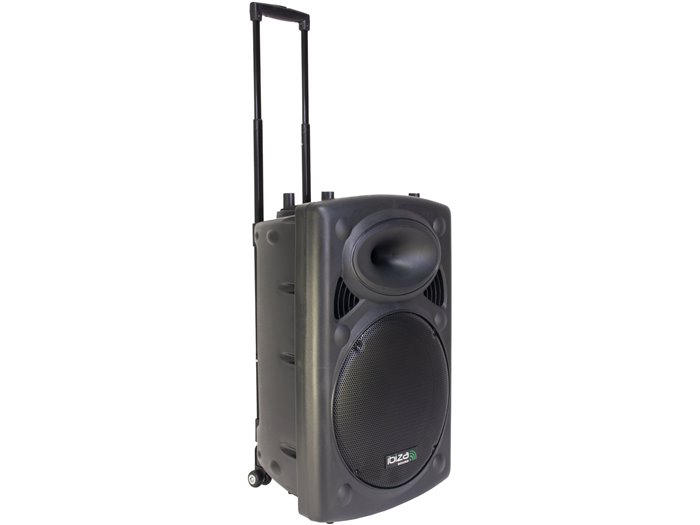 IBIS 15'' PORTABLE PA SYSTEM W/ 2 VHF MIC /USB-SD BLUETOOTH /VOX CONTROL PORT15VHF-BT PORT15VHF-BT