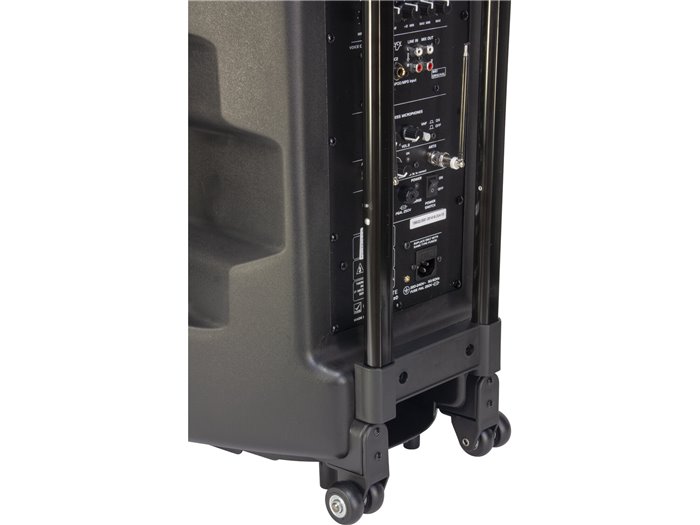 IBIS 15'' PORTABLE PA SYSTEM W/ 2 VHF MIC /USB-SD BLUETOOTH /VOX CONTROL PORT15VHF-BT PORT15VHF-BT