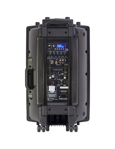 IBIS 15'' PORTABLE PA SYSTEM W/ 2 VHF MIC /USB-SD BLUETOOTH /VOX CONTROL PORT15VHF-BT PORT15VHF-BT