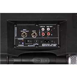 IBIS 8'' PORTABLE PA SYSTEM WITH BLUETOOTH, USB, 2x UHF MIC  PORT85UHF-BT PORT85UHF-BT 2